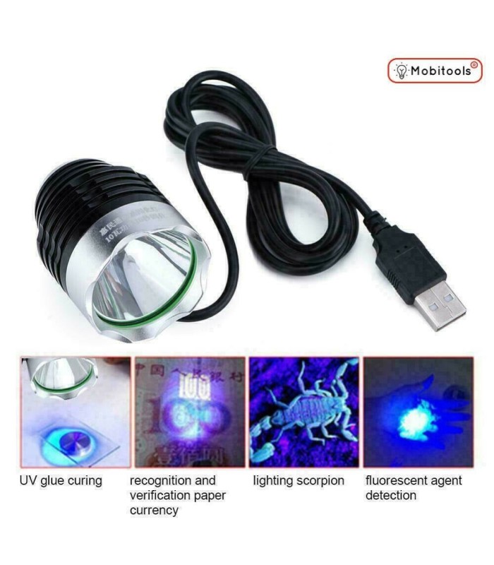 UV Lamp LED Light ultra violet Ultraviolet 5V-10W USB