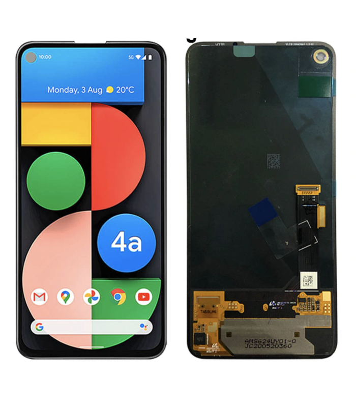 black OLED LCD Display Display Touch Screen For Google  Google 4a 5G