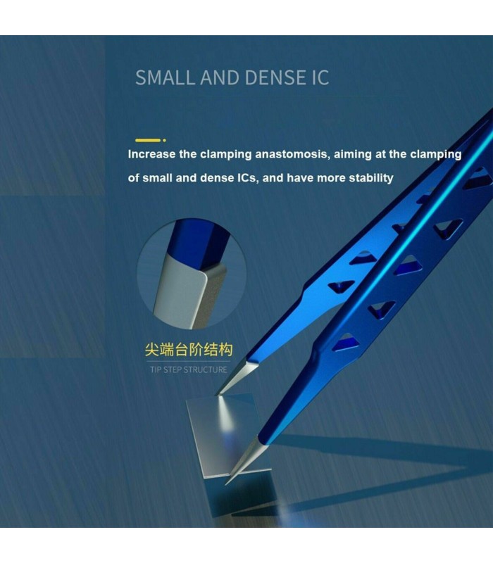 MECHANIC AAC-14 Straight Head Stainless Steel Ultra Precision Tweezer Tool