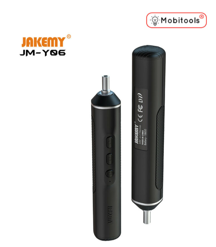Jakemy JM-Y06 Electric Cordless Rechargeable Screwdriver 170 RPM 4 LED