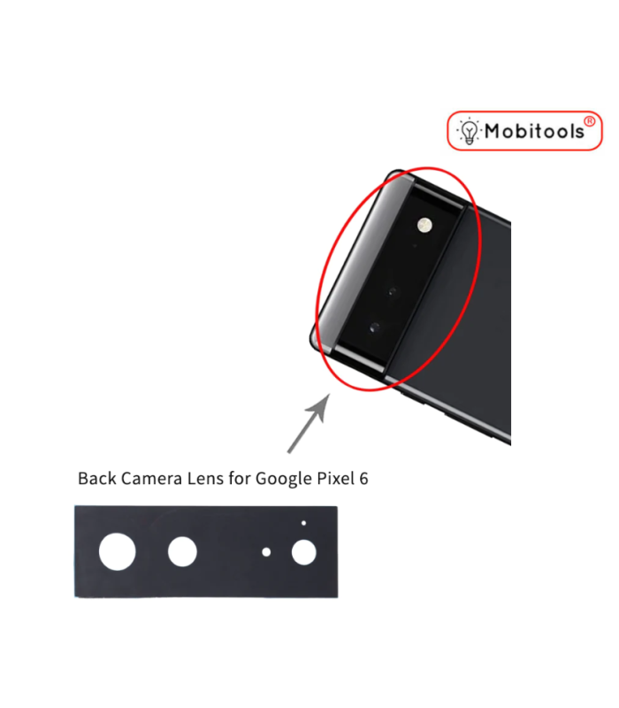 For Google Pixel 6   Rear Back Camera Glass Lens + Adhesive