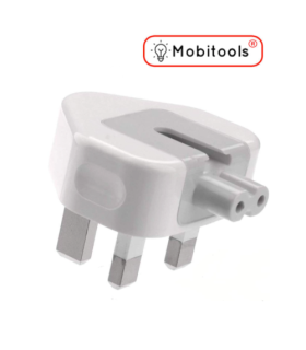 3- PIN UK Plug Duckhead Power Adapter with FUSE compatible with MacBook