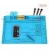 Heat Insulation Silicone Pad Mat For Repair Magnetic Heat Solder