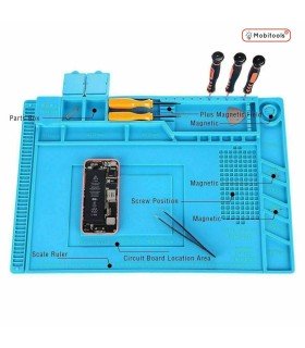 Heat Insulation Silicone Pad Mat For Repair Magnetic Heat Solder