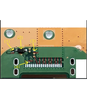 For Sony PS5 2 x Set of 4 Small HDMI Components Parts Diode Resistor Capacitors