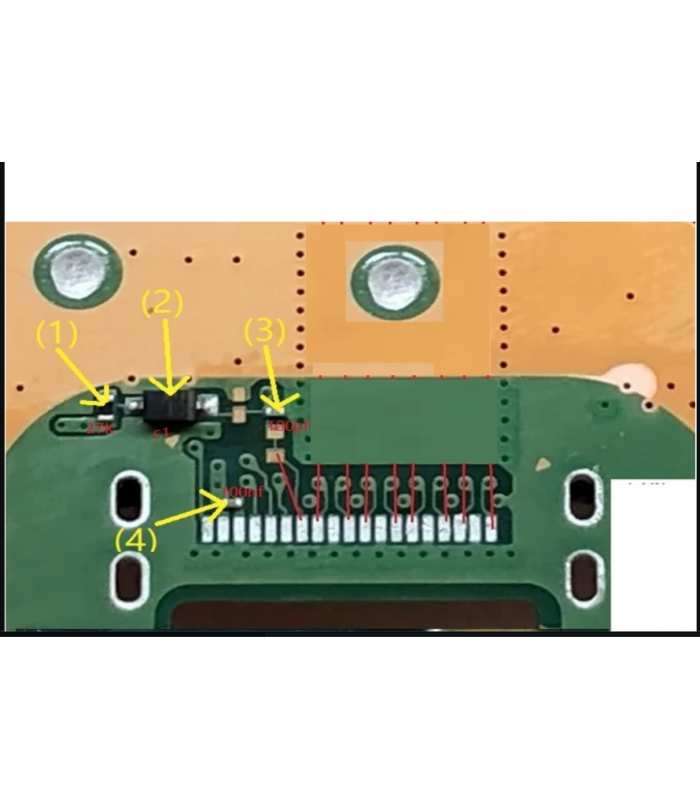 For Sony PS5 2 x Set of 4 Small HDMI Components Parts Diode Resistor Capacitors