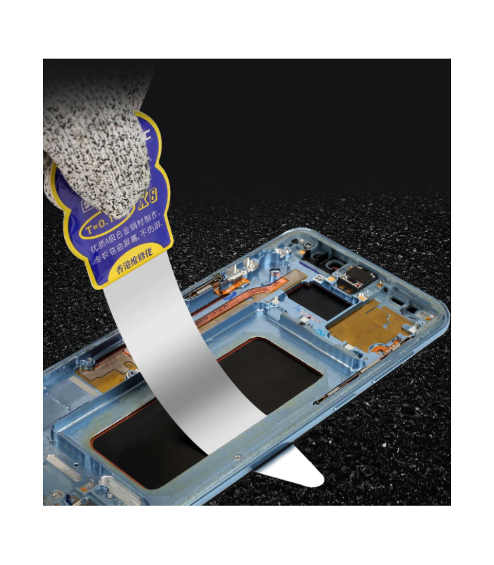 Mechanic X8 Curved Pry 0.1mm High Toughness Steel Phone Glued LCD Opening Tool