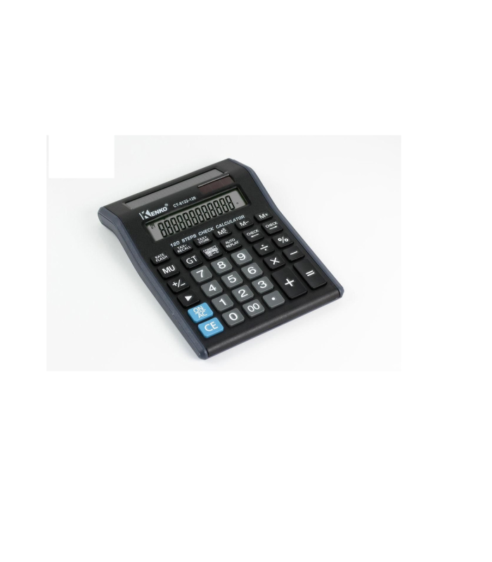 KENKO 12-Digit ct-8122-120 Power Battery/SolarDisplay Double Screen work Office