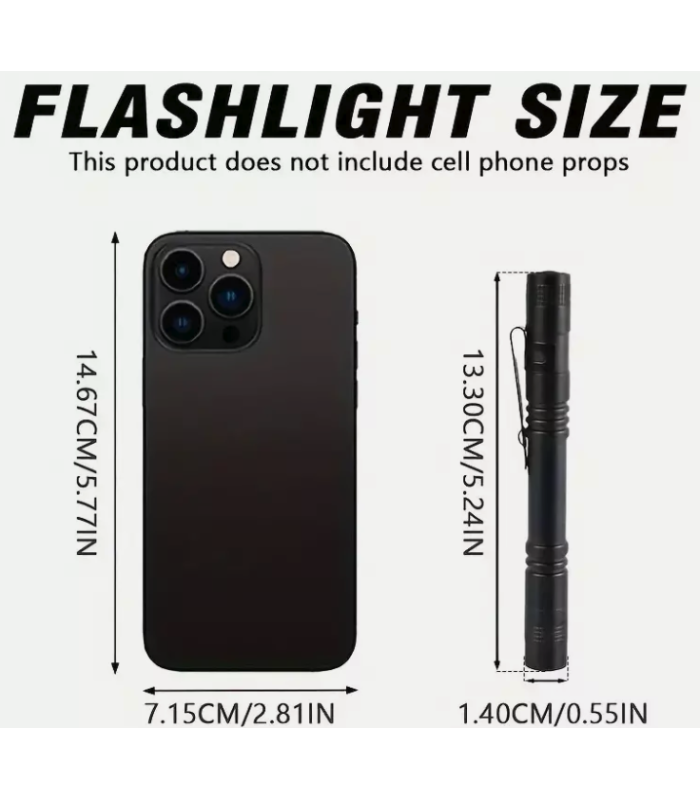 395nm 8.8cm UV Black Light Flashlight Pen Torch Detection Lamp Flash UV Torch