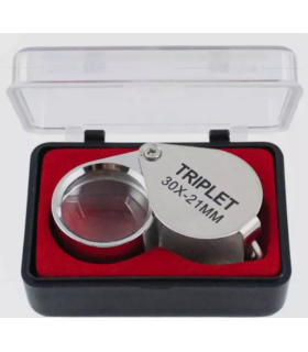 Jewelers Eye Loupe Pocket Magnifier Magnifying Glass Jewelry Diamond 30x21mm