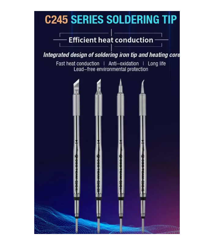 4pcs C245 Series Soldering Iron Tip for JBC OSS Soldering Station T245 Handle