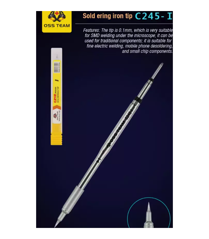 4pcs C245 Series Soldering Iron Tip for JBC OSS Soldering Station T245 Handle