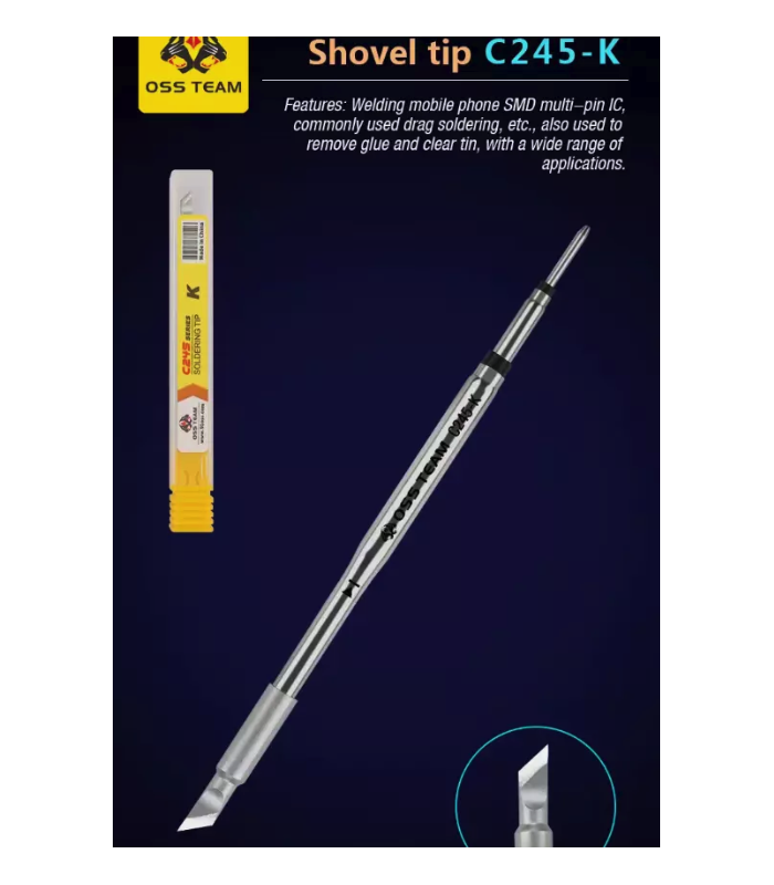 4pcs C245 Series Soldering Iron Tip for JBC OSS Soldering Station T245 Handle