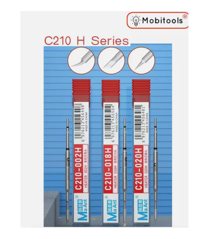 3pcs MaAnt C210 Tips Universal JBC Soldering Iron Tip For T210 Sugon T26
