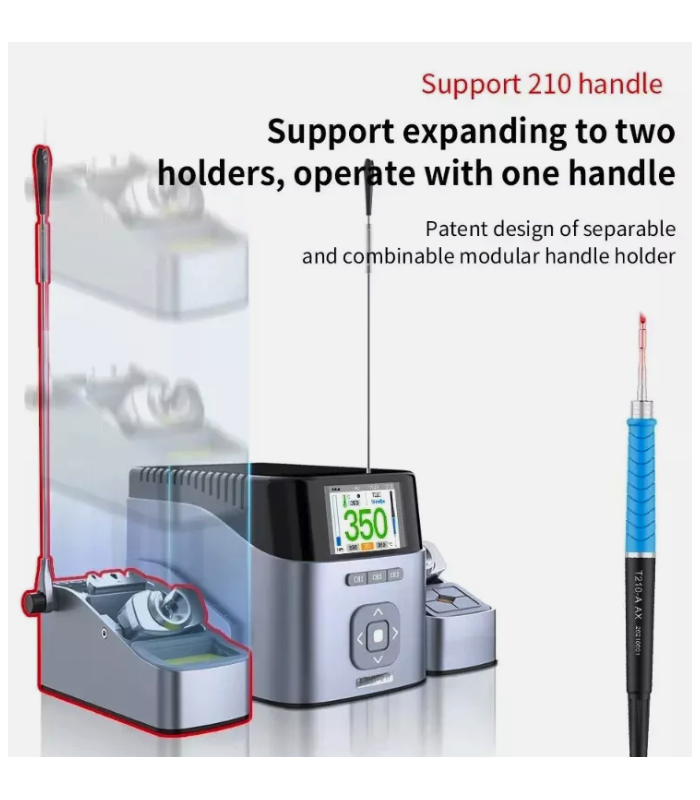 AIXUN T410 Intelligent Solder iron Station T210 Handle 100W with K tip