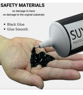 Suxun T-7000 BLACK Glue Super Adhesive Cell Phone Touch Screen Repair Craft - 110 ml