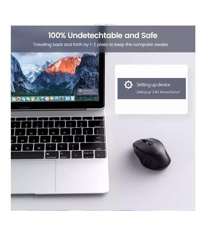 Mouse Jiggler Mover Wiggler Simulator Undetectable Discrete USB Windows Mac