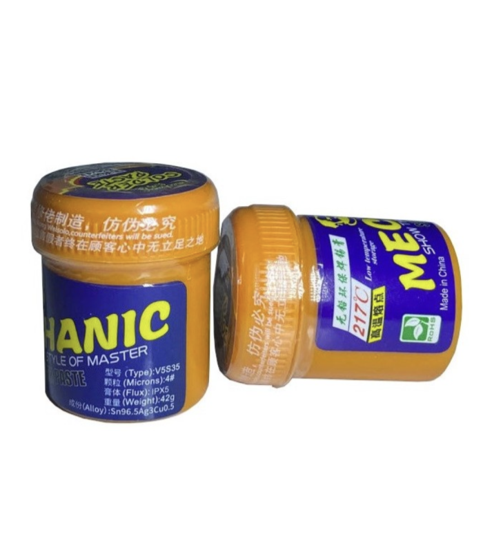 MECHANIC V5S35 Solder Paste high temperature 217 c 42g for reballing / soldering on phones computers