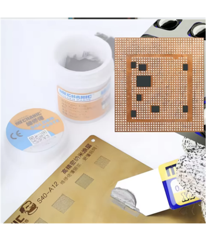 MECHANIC V5B45 Solder Paste low temperature 138 c 42g for reballing / soldering on phones computers