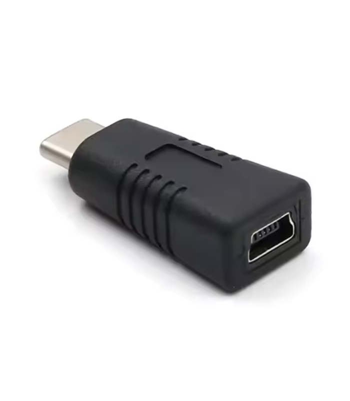 Type C Male Connector to Mini USB 2.0 5Pin Female Data Adapter Connector USB 3.1
