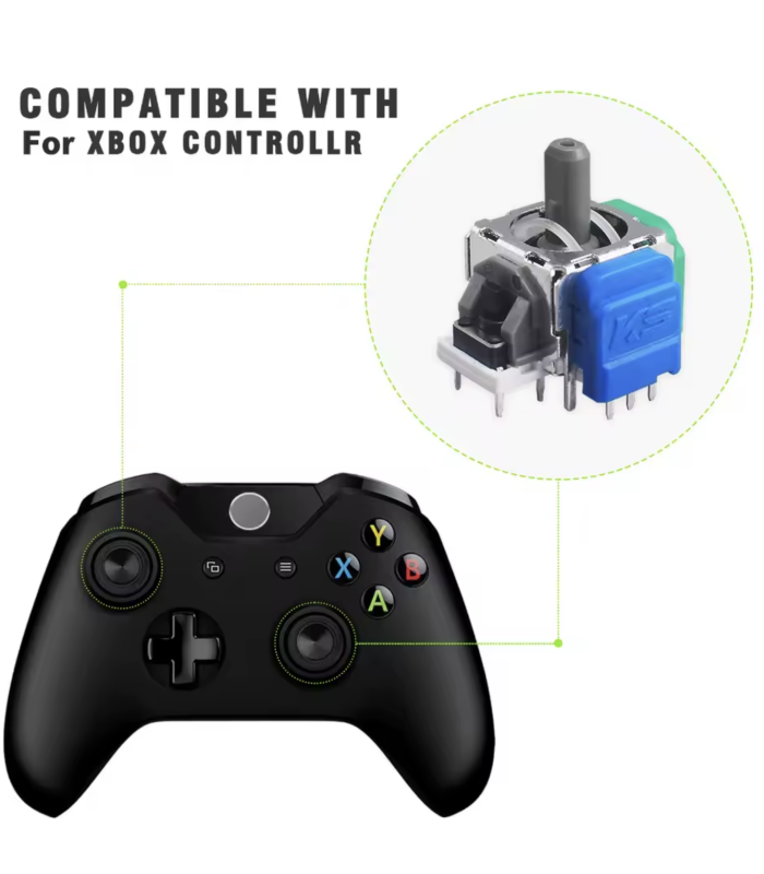 3 x XBox X/S Hall Effect Sticks Joystick 3D Analog No Jitter No Drift
