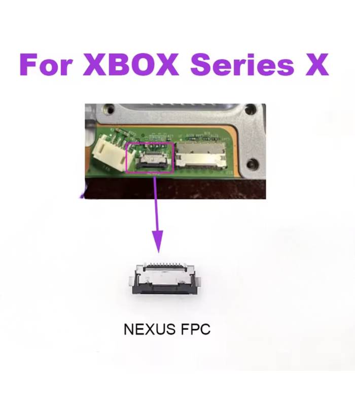 Xbox Series X Power Eject Button Nexus FPC Connector Socket
