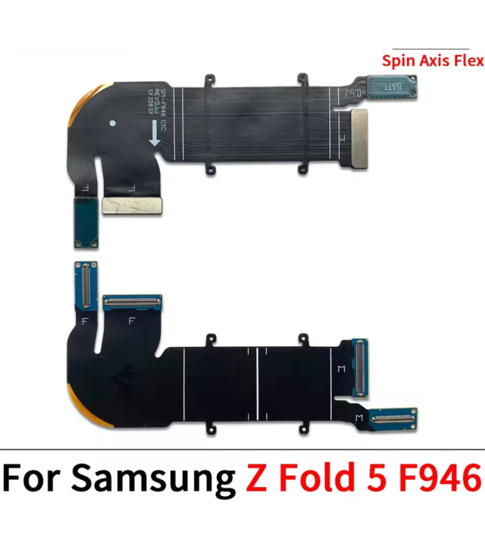 Samsung Z Fold 5 F946 LCD screen Display Main Flex Cable Spin Axis 2 cables