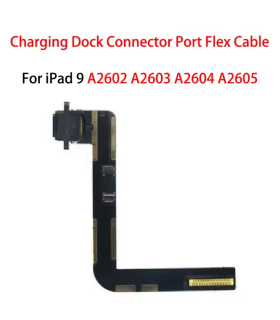 Black Apple iPad 9th A2602 Charging Port Connector Flex Cable