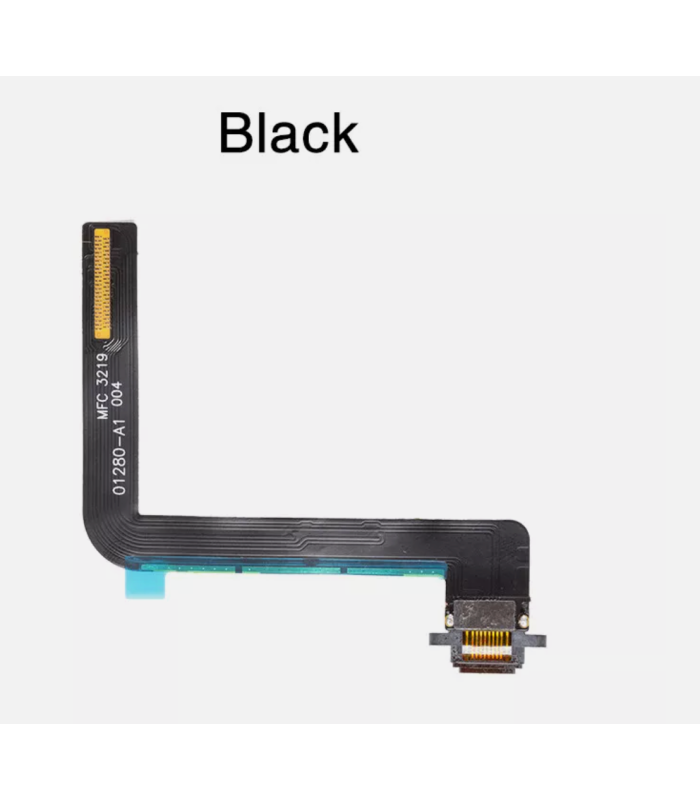 Black Apple iPad 9th A2602 Charging Port Connector Flex Cable