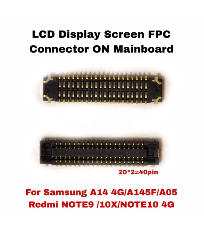 Samsung A14 5G LCD Display Motherboard FPC 40 Pin Connectors