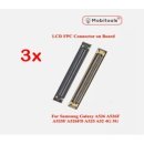 3pcs Samsung A25 A32 A42 A52 A72 LCD Display Screen FPC Connector on Board