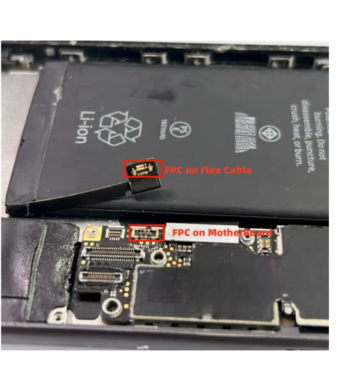 5 pieces pack Apple iPhone 12 all series Battery FPC Connector on board For