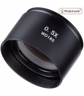 SM05 0.5X Barlow Lens For Microscopes (48mm) compatible Amscope