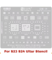 Samsung Galaxy S23 S24 ultra Amaoe SAM19 CPU RAM reballing tin stencil template