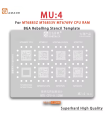 Amaoe MU4 BGA Reballing Stencil For MTK CPU RAM MT6768V MT6758V MT6891Z MT6779V