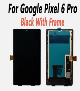 Google Pixel 6 pro OLED LCD Display Screen lens Touch Digitizer with Frame Bezel