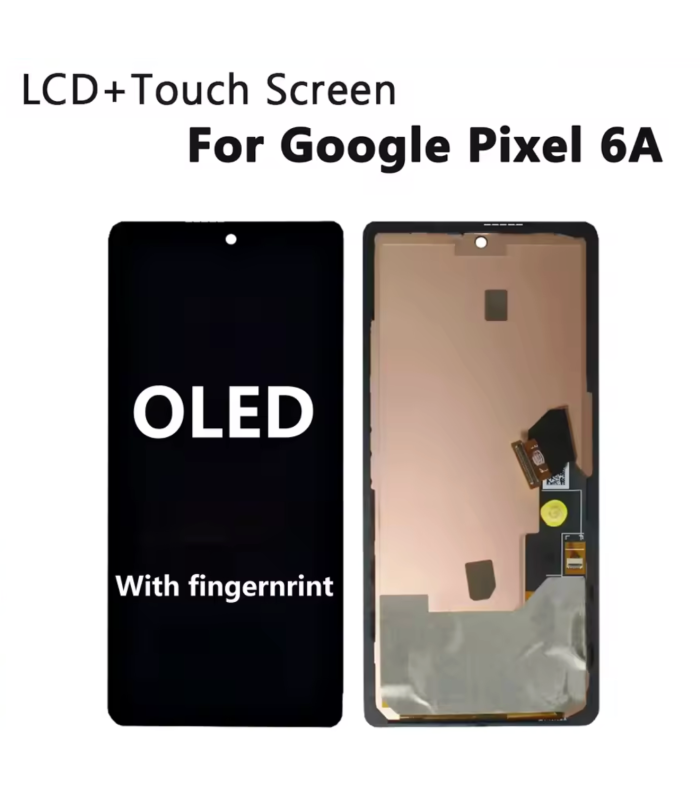 Google Pixel 6A OLED LCD Touch Screen Display Digitizer Frame Bezel