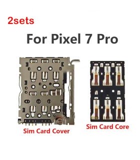 2 sets of Google Pixel 7 Pro sim card reader holder contacts pins