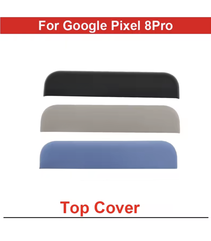 Beige White Google Pixel 8 Pro Top Back Battery Panel Cover Premium Quality