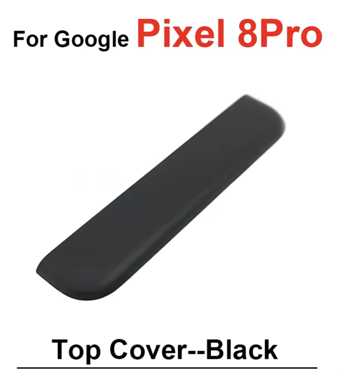 Black Google Pixel 8 Pro Top Back Battery Panel Cover Premium Quality