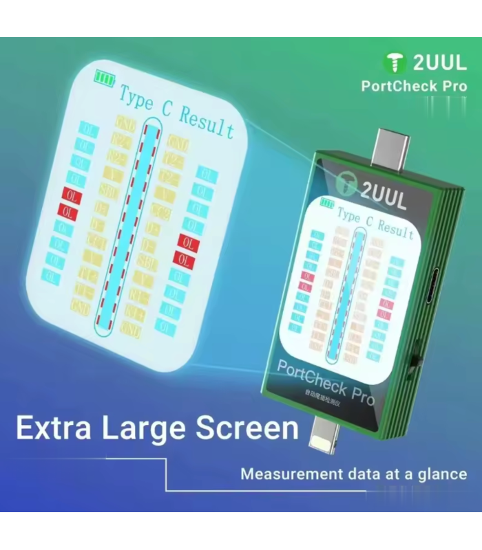 2UUL PW31 PortCheck Pro Type-C 8Pin Interface Automatic Port Detector Tail
