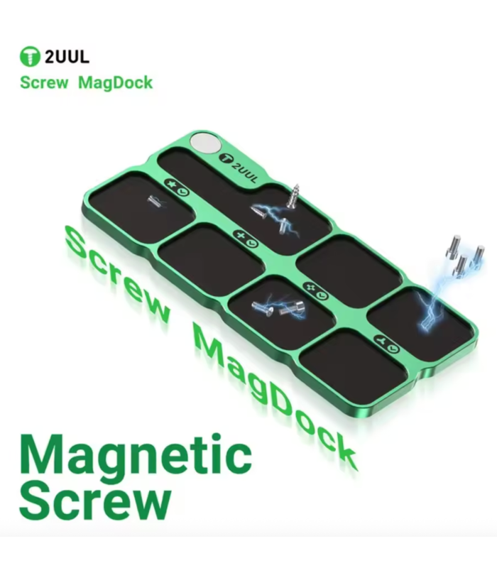 2UUL ST95 Aluminum Alloy Screw Storage Magnetic Tray Screwsdriver Magnetizing