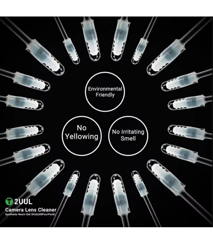2UUL CL21 Camera Portable Lens Cleaner Gel Stick For Phone dust remove 48pcs