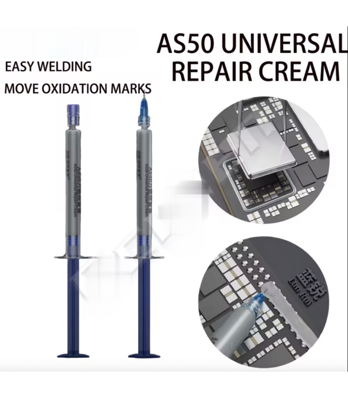 AS50 Nano Conductive 3ml Silver Conductivity High Temperature Precision Repair Paste