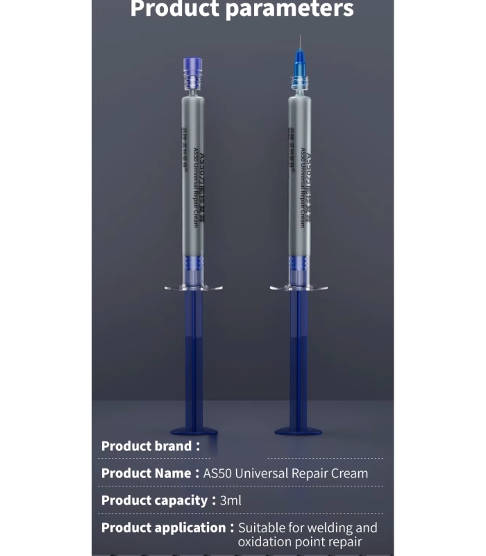 AS50 Nano Conductive 3ml Silver Conductivity High Temperature Precision Repair Paste