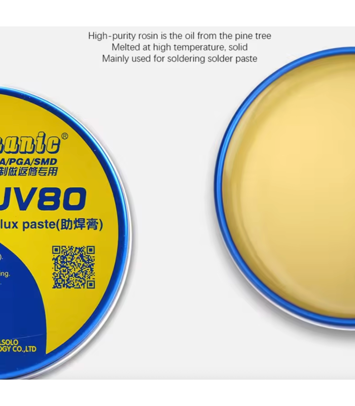 MECHANIC MCN-UV80 Rosin Soldering solder Paste Flux No-clean Welding 65g BGA
