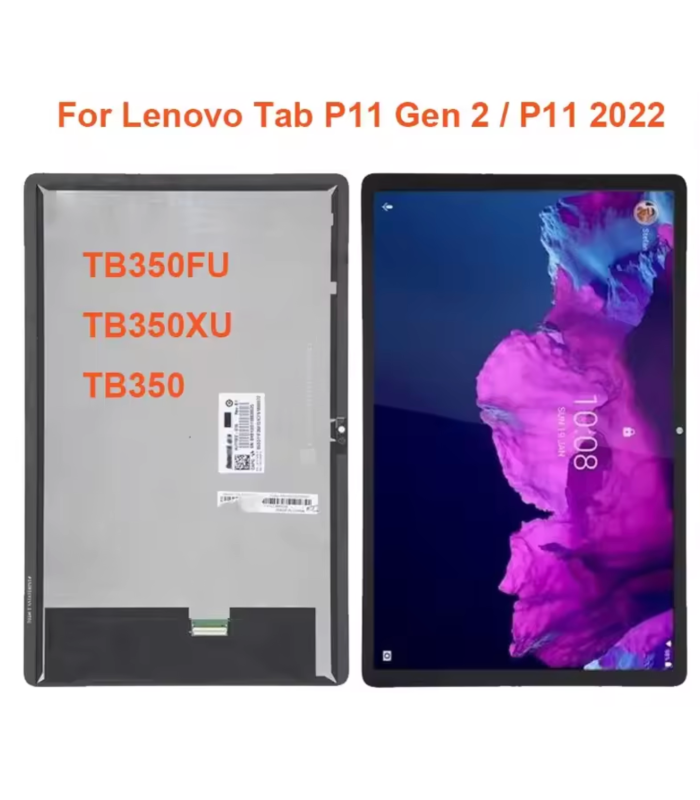 Lenovo Tab P11 Gen 2 2022 TB350FU TB350XU LCD Digitizer Touch Screen Display