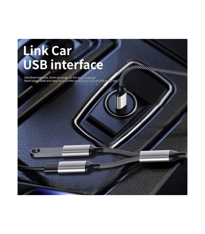 Dual USB 1 Male to 2 Female Adapter Splitter 2 Port for Data Power Charging