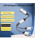 Dual USB 1 Male to 2 Female Adapter Splitter 2 Port for Data Power Charging