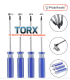 Repair Tool Set of Torx T6 T8 T9 T10 Precision Screwdriver set for Xbox PS3